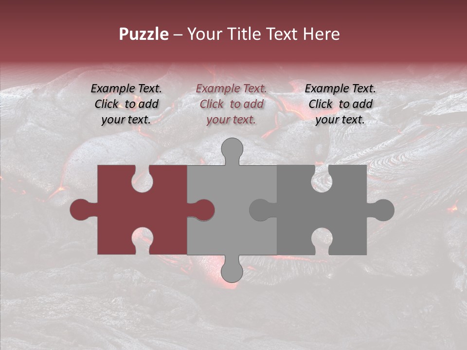 Moving Molten Hawaiian PowerPoint Template