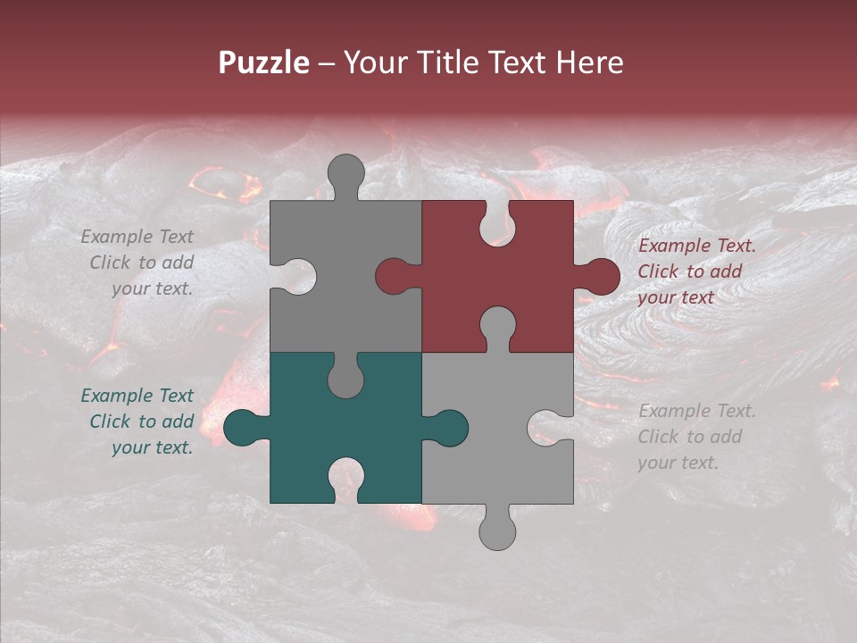 Moving Molten Hawaiian PowerPoint Template