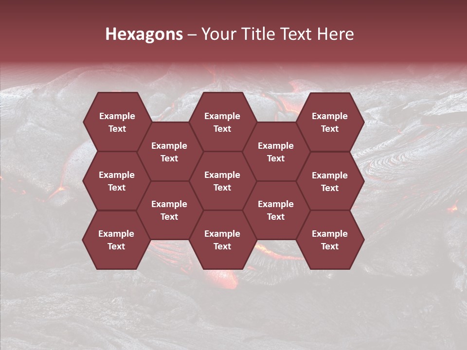 Moving Molten Hawaiian PowerPoint Template