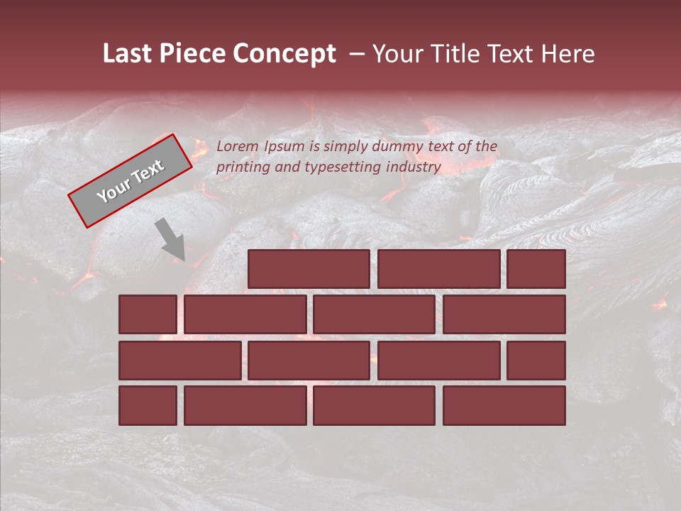 Moving Molten Hawaiian PowerPoint Template