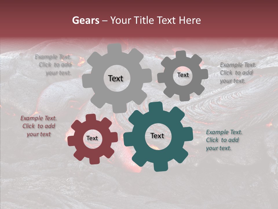 Moving Molten Hawaiian PowerPoint Template