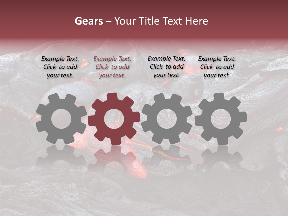 Moving Molten Hawaiian PowerPoint Template