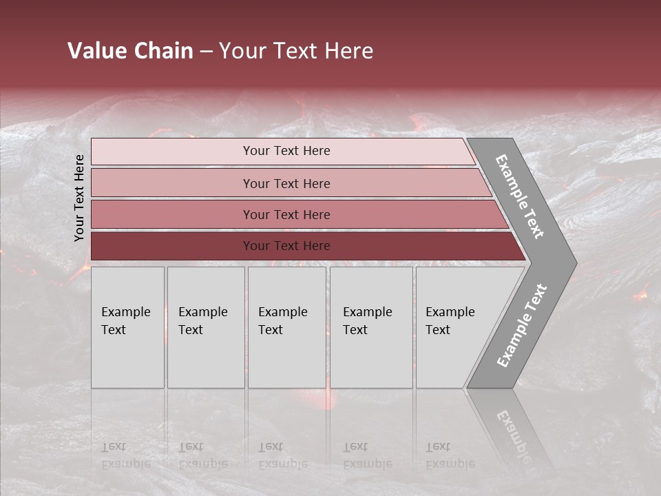 Moving Molten Hawaiian PowerPoint Template