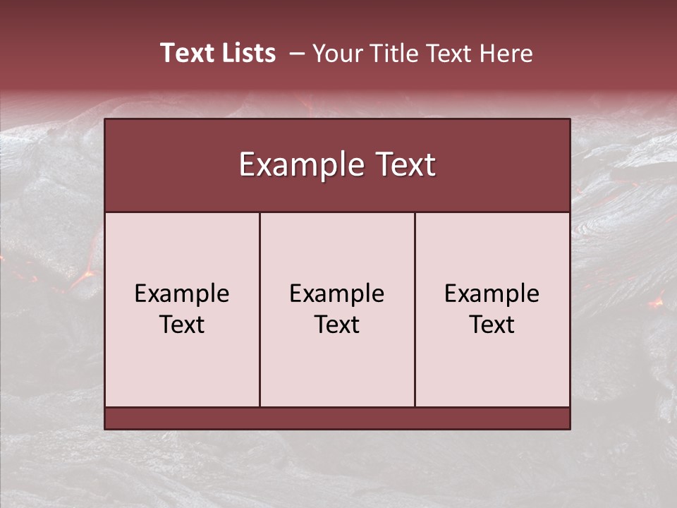 Moving Molten Hawaiian PowerPoint Template