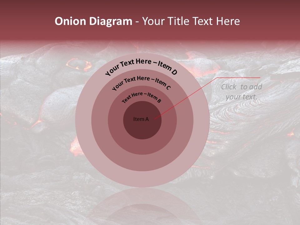 Moving Molten Hawaiian PowerPoint Template