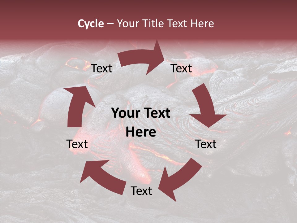 Moving Molten Hawaiian PowerPoint Template