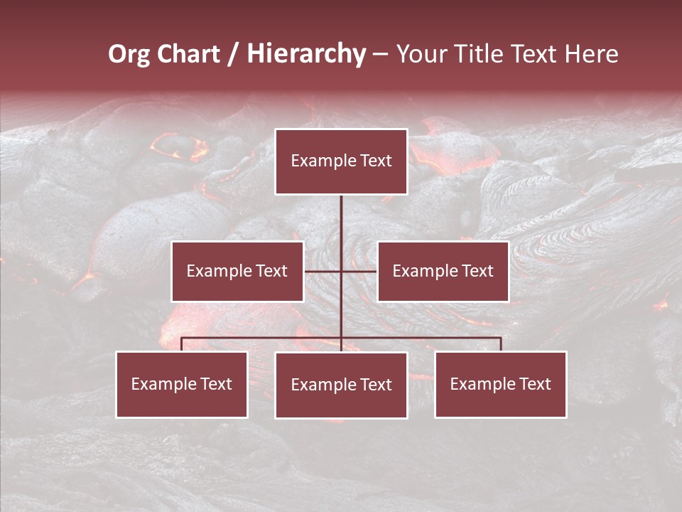 Moving Molten Hawaiian PowerPoint Template