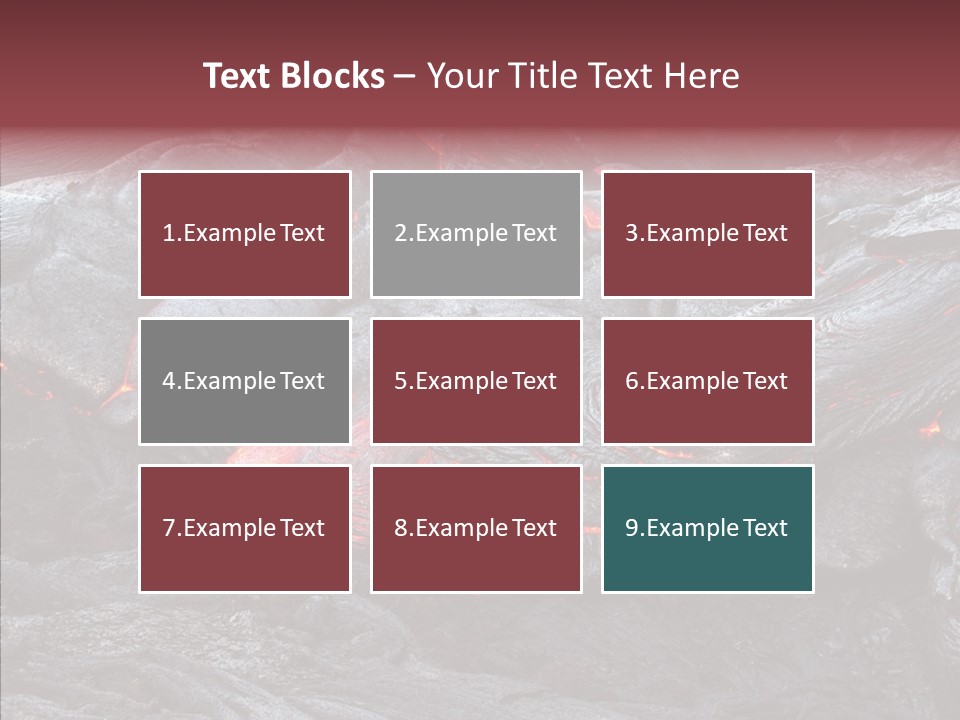 Moving Molten Hawaiian PowerPoint Template