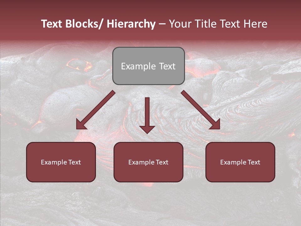 Moving Molten Hawaiian PowerPoint Template