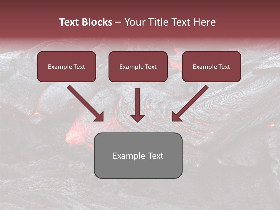 Moving Molten Hawaiian PowerPoint Template