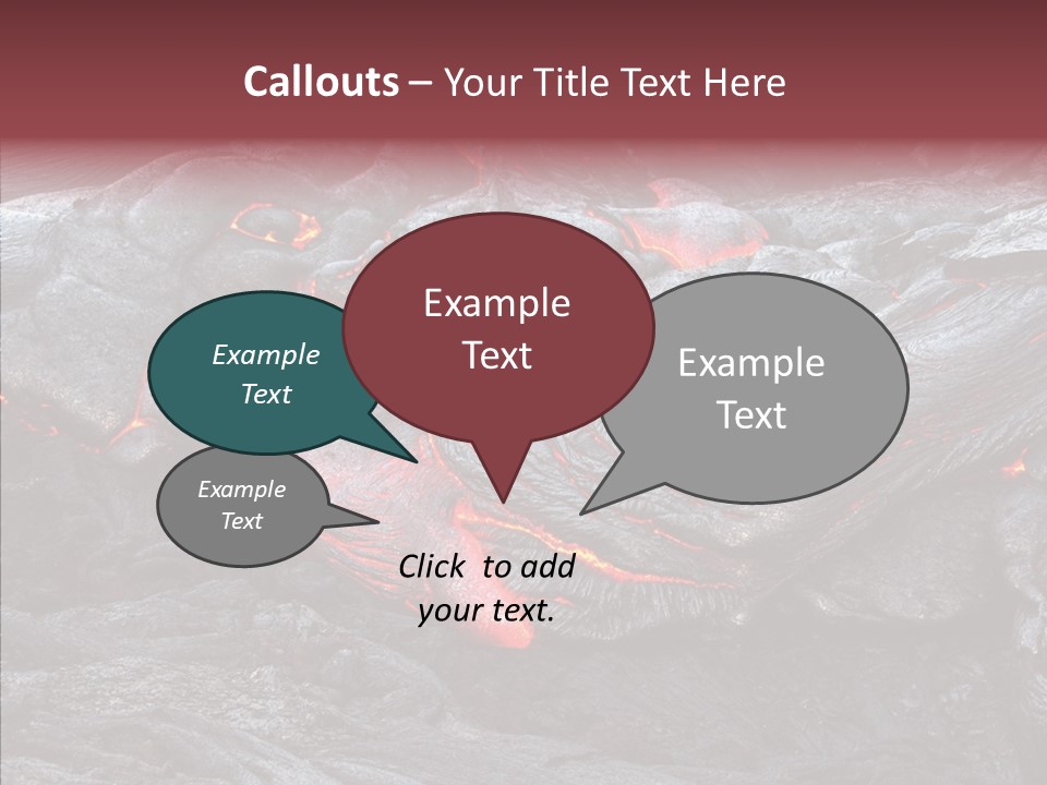 Moving Molten Hawaiian PowerPoint Template