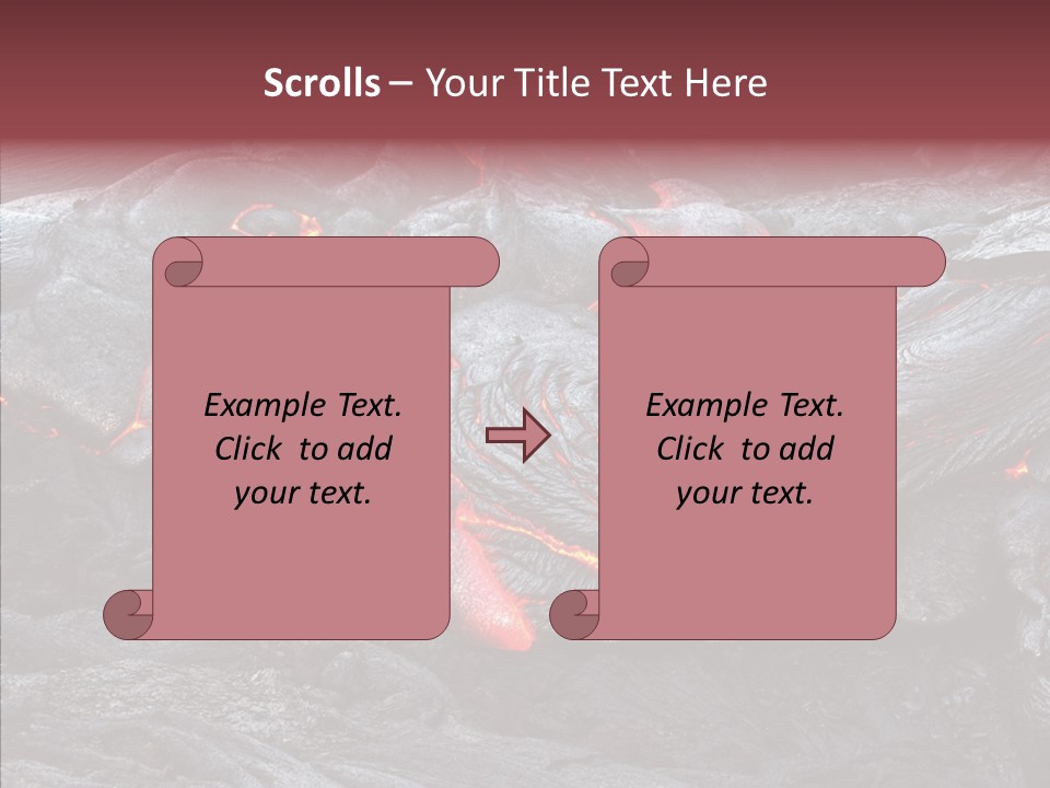 Moving Molten Hawaiian PowerPoint Template