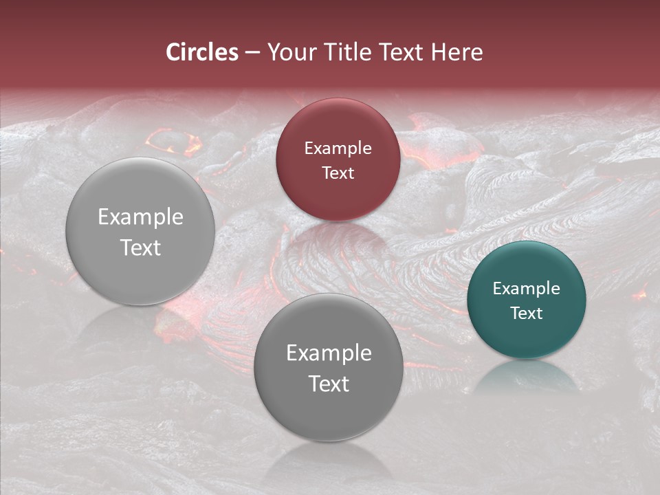 Moving Molten Hawaiian PowerPoint Template