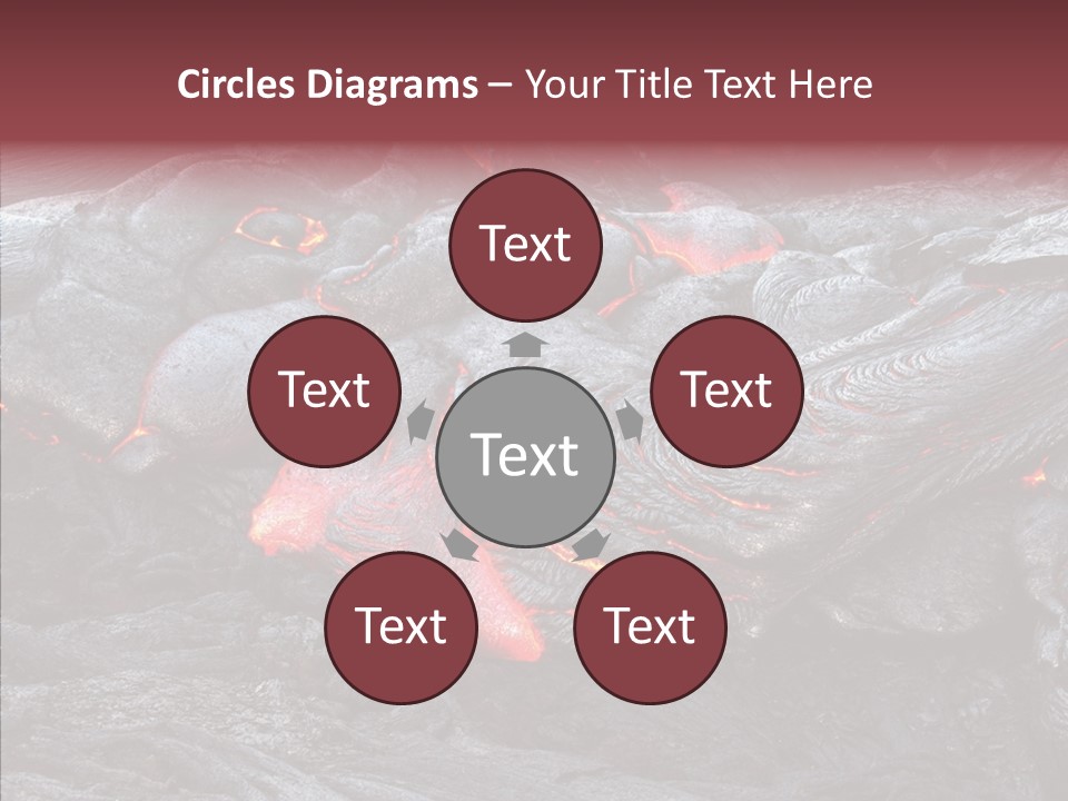 Moving Molten Hawaiian PowerPoint Template