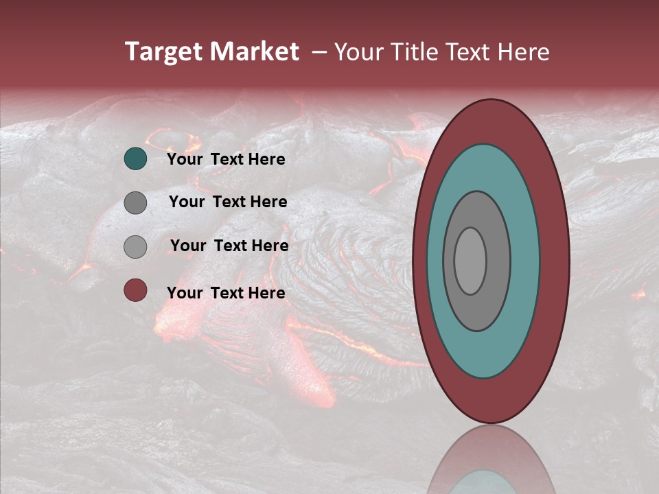 Moving Molten Hawaiian PowerPoint Template