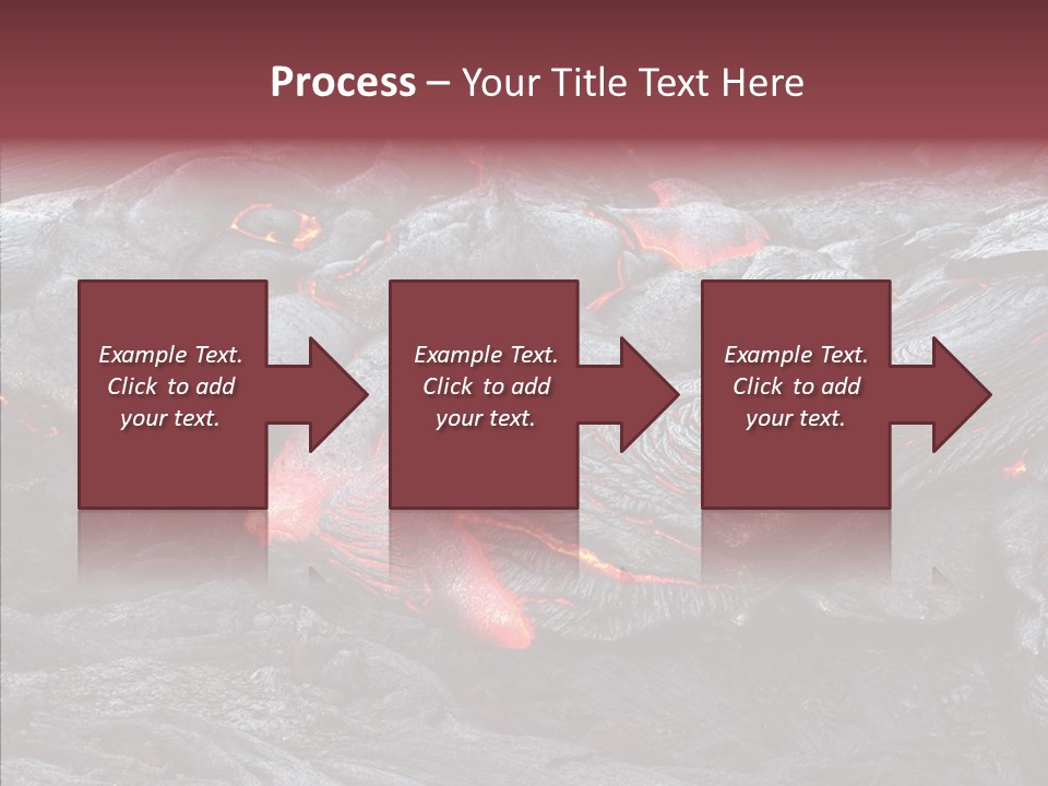 Moving Molten Hawaiian PowerPoint Template