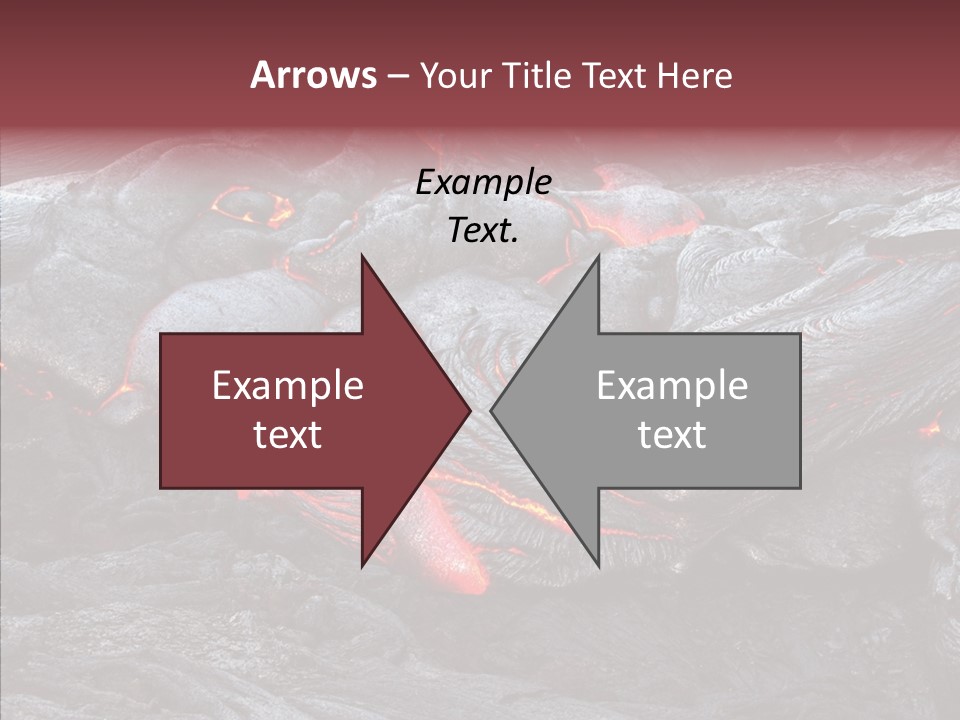 Moving Molten Hawaiian PowerPoint Template