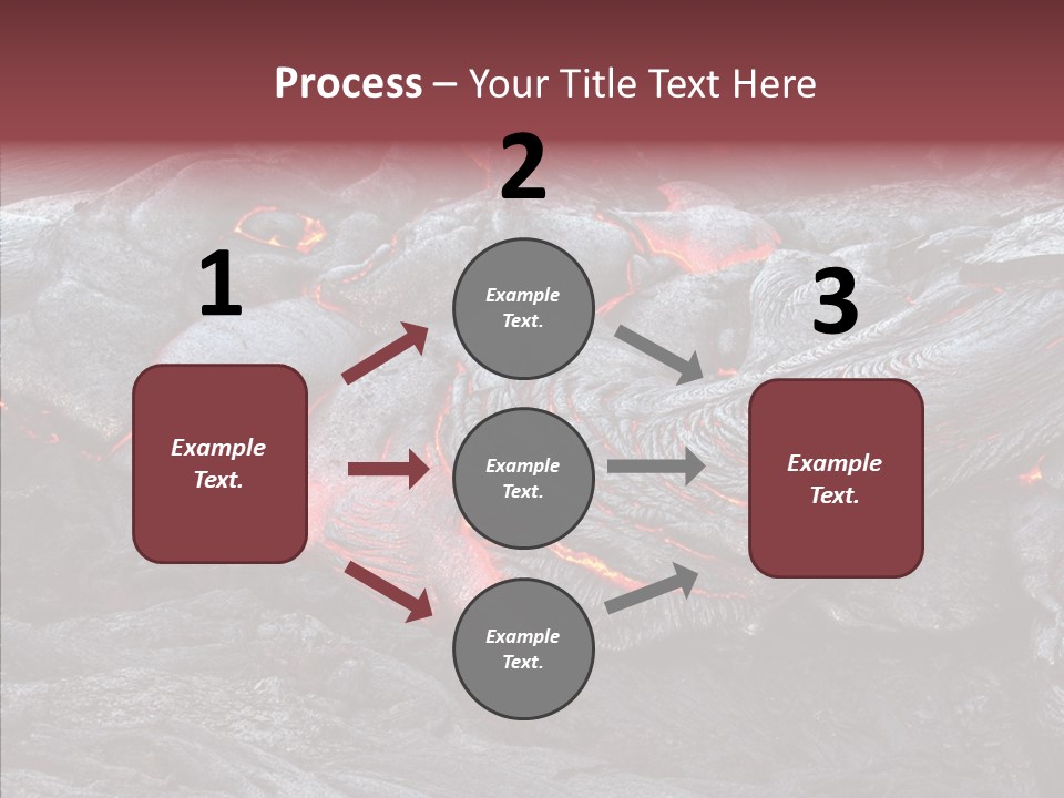 Moving Molten Hawaiian PowerPoint Template