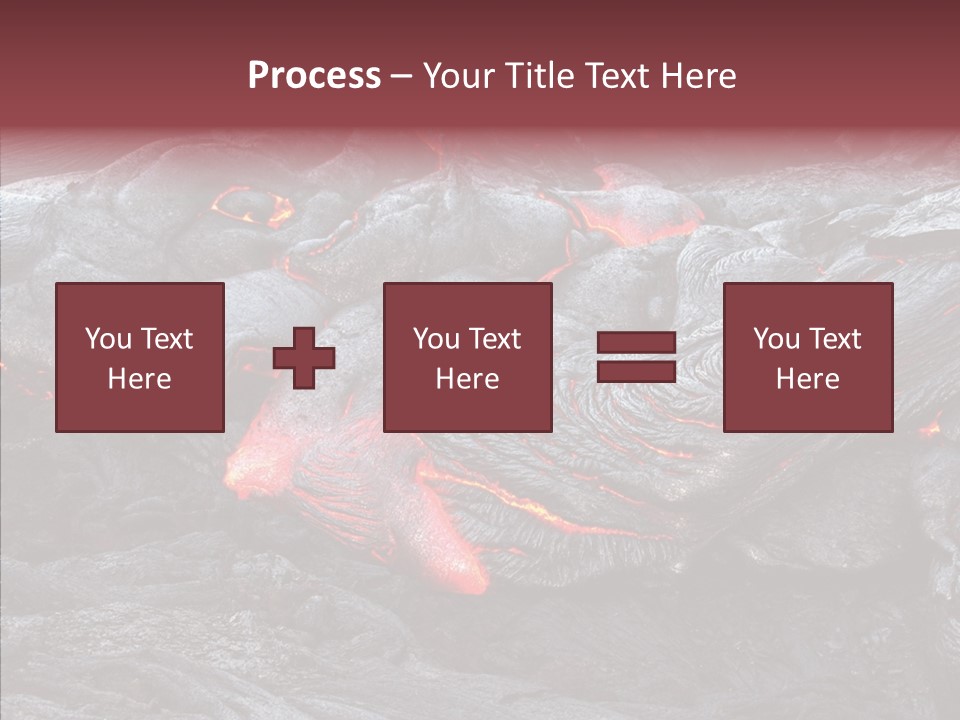 Moving Molten Hawaiian PowerPoint Template