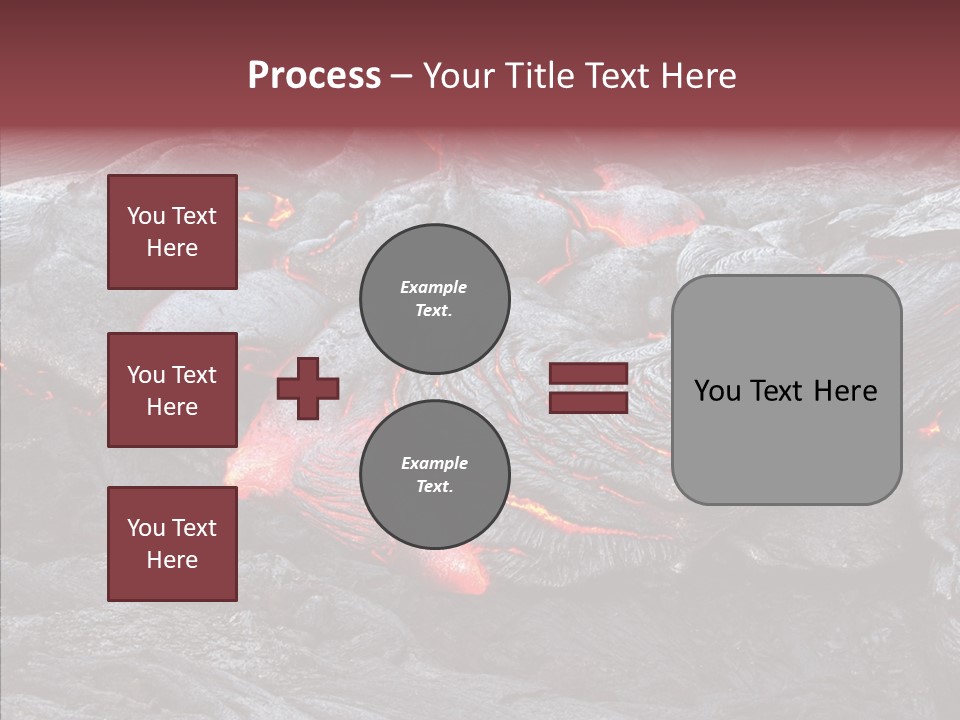 Moving Molten Hawaiian PowerPoint Template