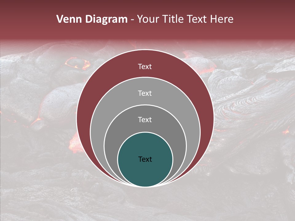 Moving Molten Hawaiian PowerPoint Template