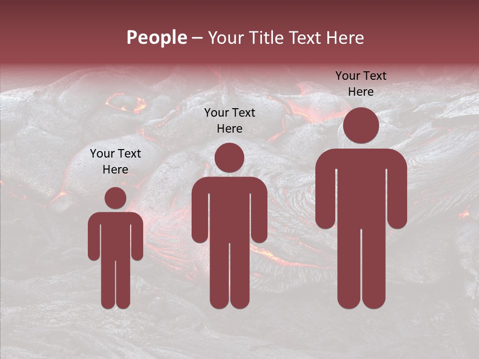 Moving Molten Hawaiian PowerPoint Template