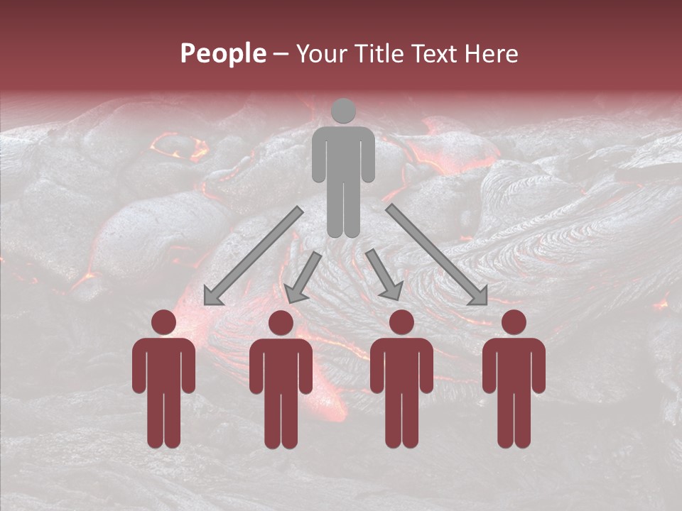 Moving Molten Hawaiian PowerPoint Template