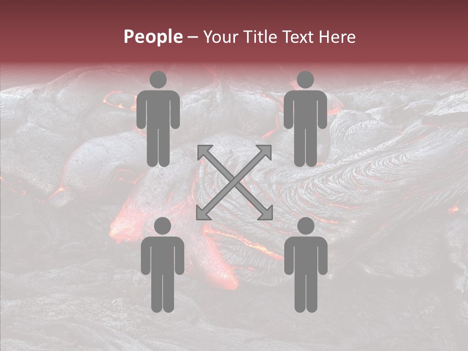 Moving Molten Hawaiian PowerPoint Template