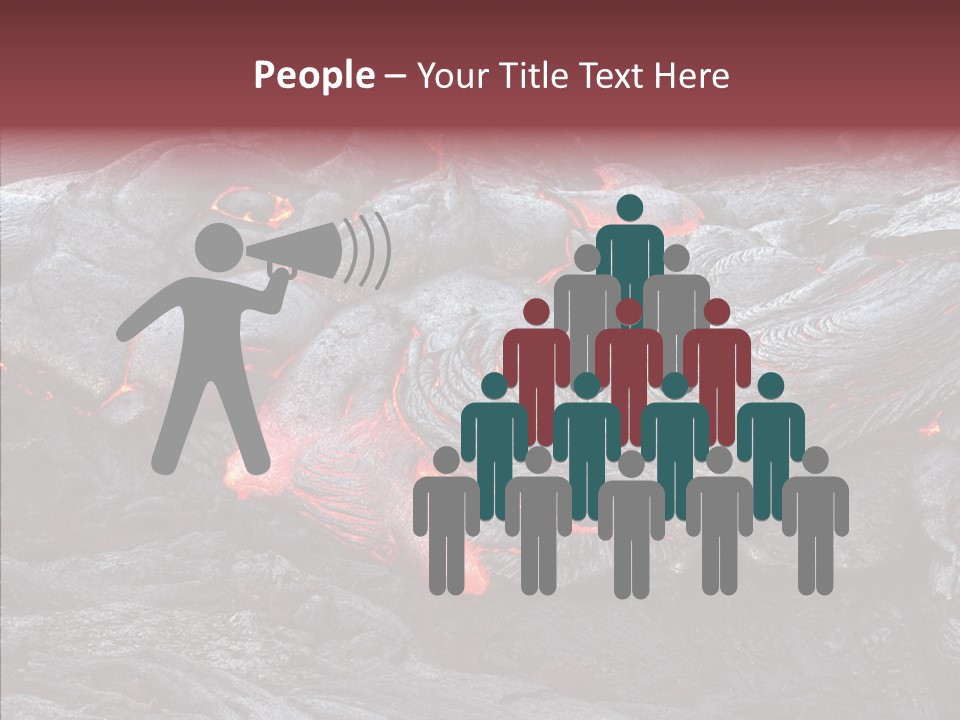 Moving Molten Hawaiian PowerPoint Template