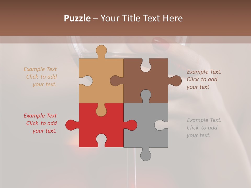 Natural Glamour Sensuality PowerPoint Template