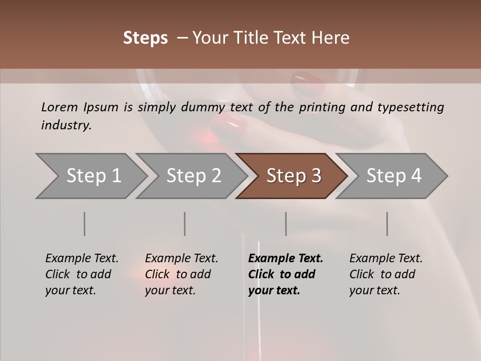 Natural Glamour Sensuality PowerPoint Template