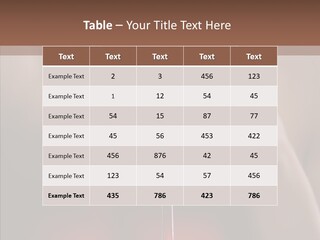 Natural Glamour Sensuality PowerPoint Template