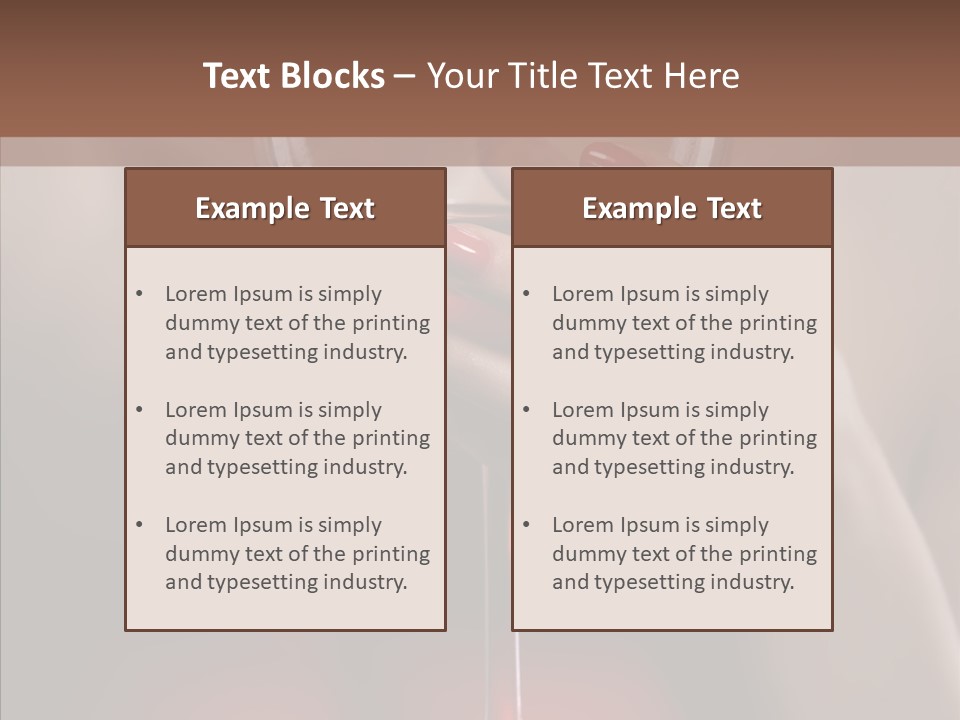 Natural Glamour Sensuality PowerPoint Template