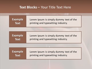 Natural Glamour Sensuality PowerPoint Template