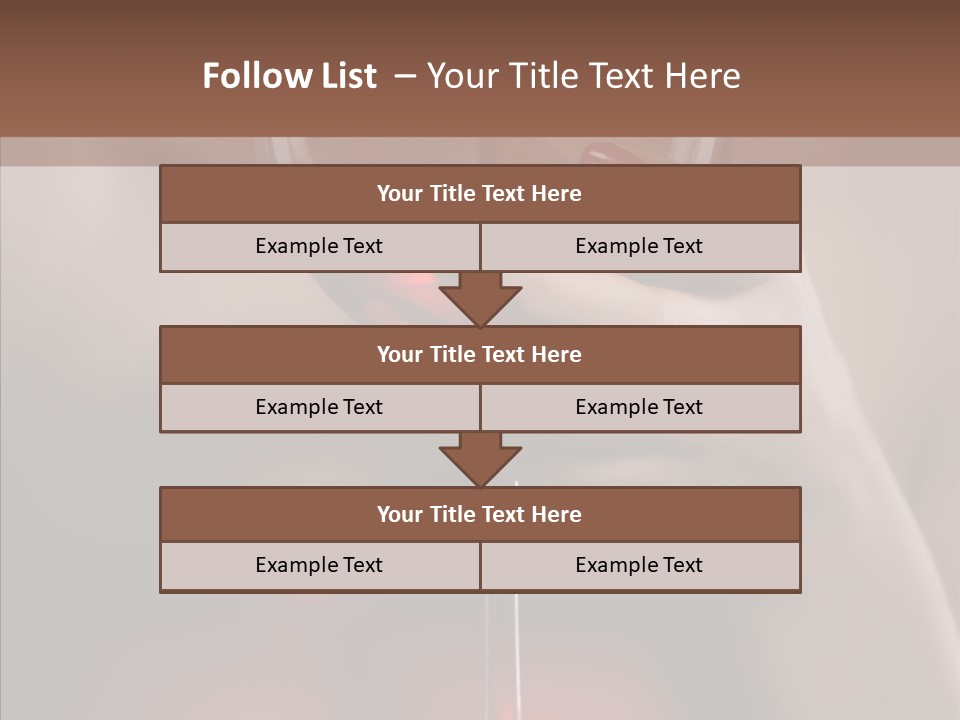 Natural Glamour Sensuality PowerPoint Template
