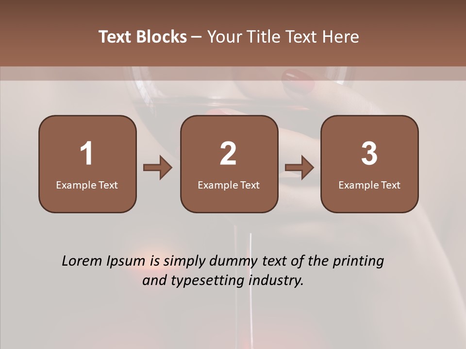 Natural Glamour Sensuality PowerPoint Template