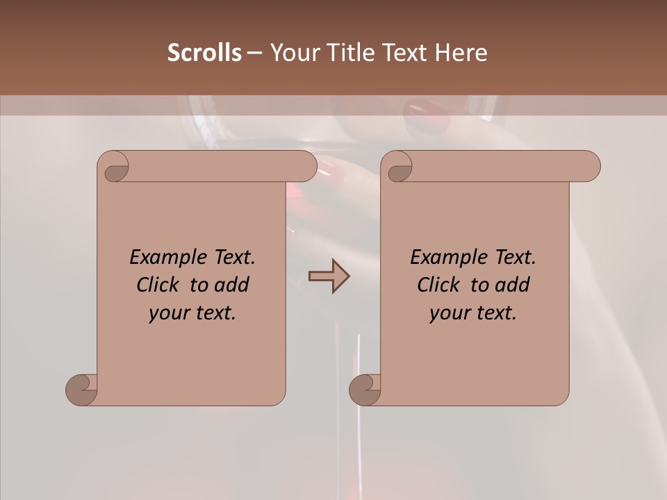 Natural Glamour Sensuality PowerPoint Template