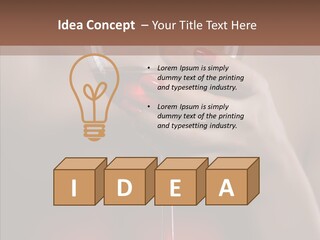 Natural Glamour Sensuality PowerPoint Template