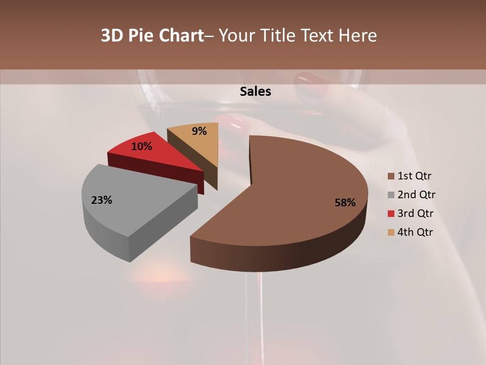 Natural Glamour Sensuality PowerPoint Template