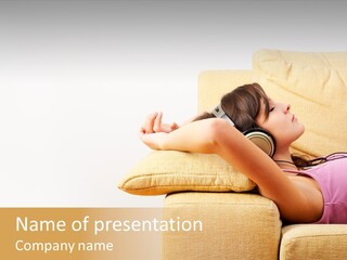 Sofa Years Freedom PowerPoint Template