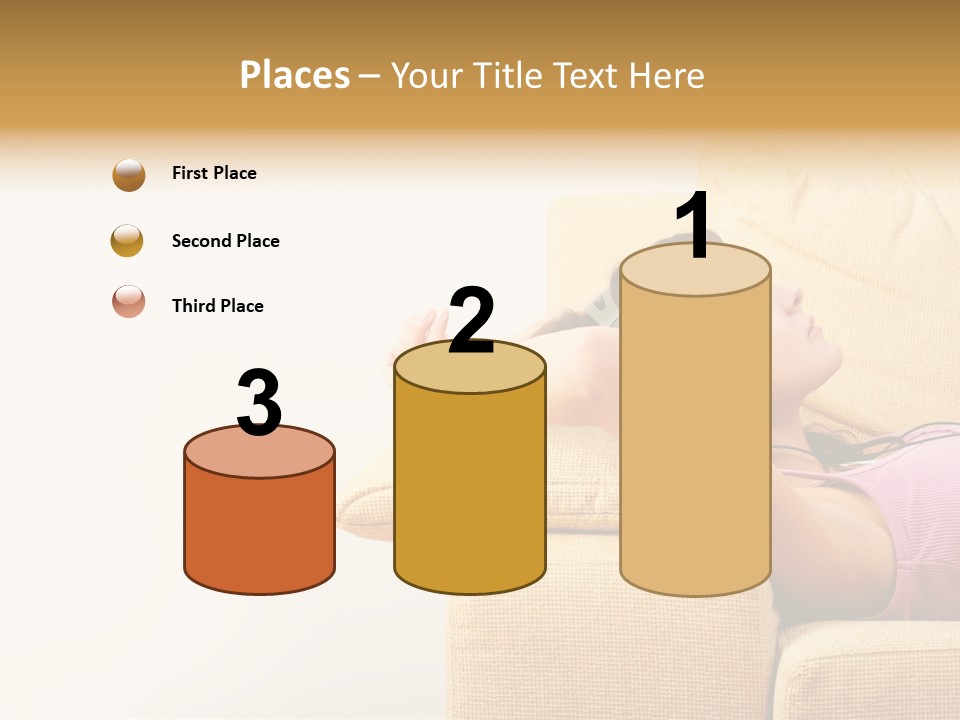 Sofa Years Freedom PowerPoint Template