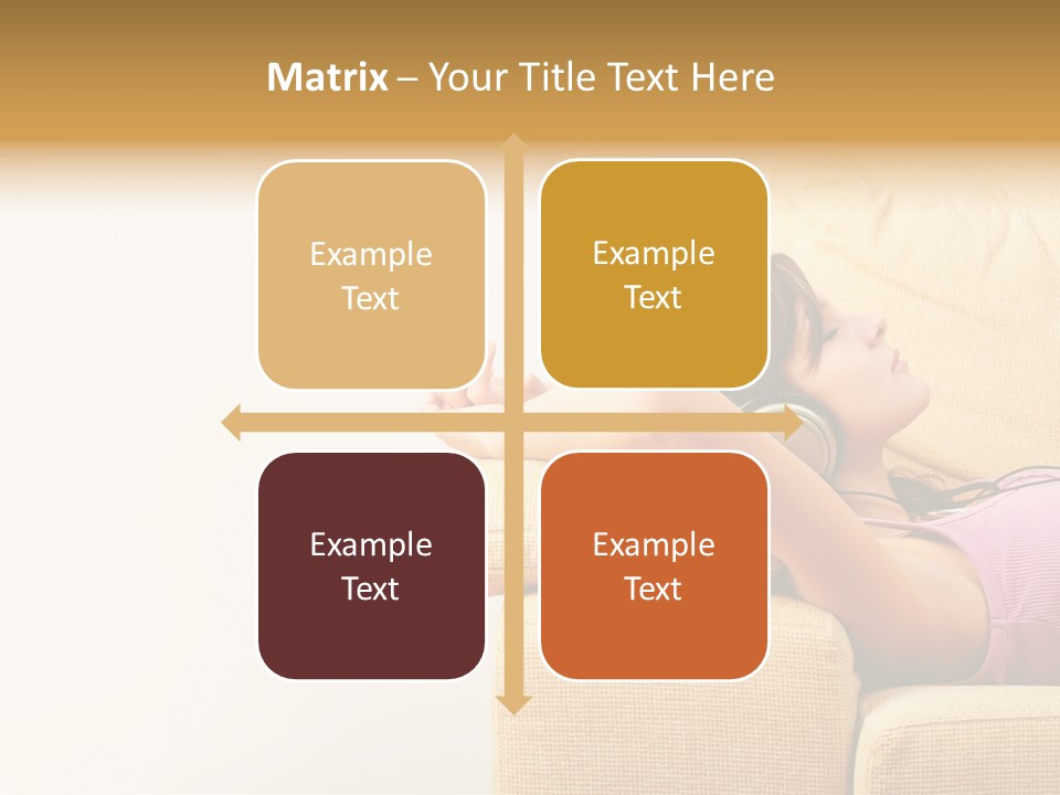 Sofa Years Freedom PowerPoint Template