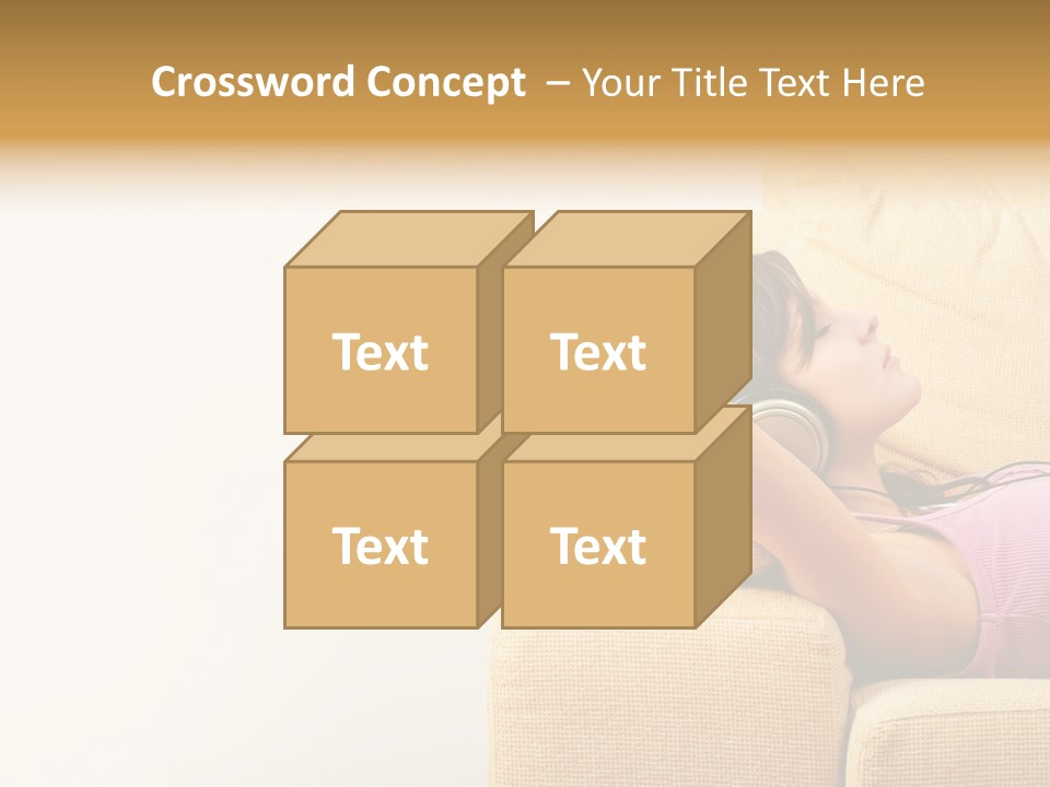 Sofa Years Freedom PowerPoint Template