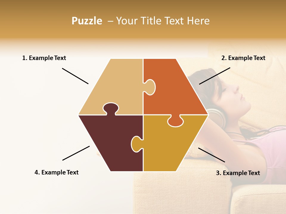 Sofa Years Freedom PowerPoint Template