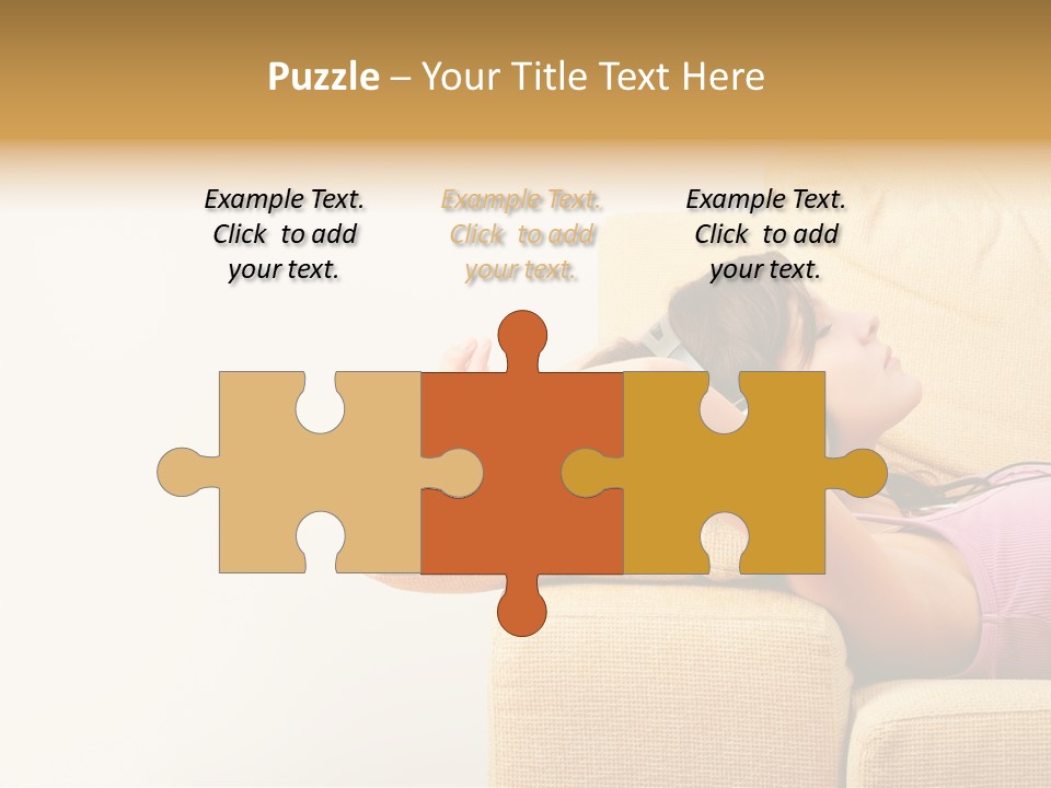 Sofa Years Freedom PowerPoint Template