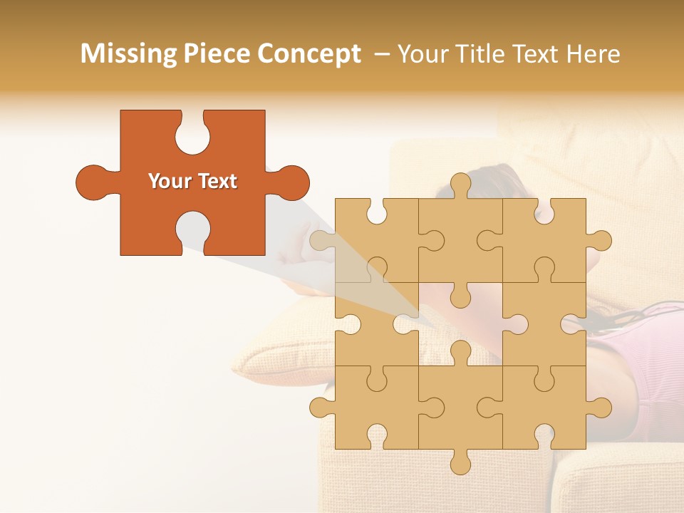 Sofa Years Freedom PowerPoint Template