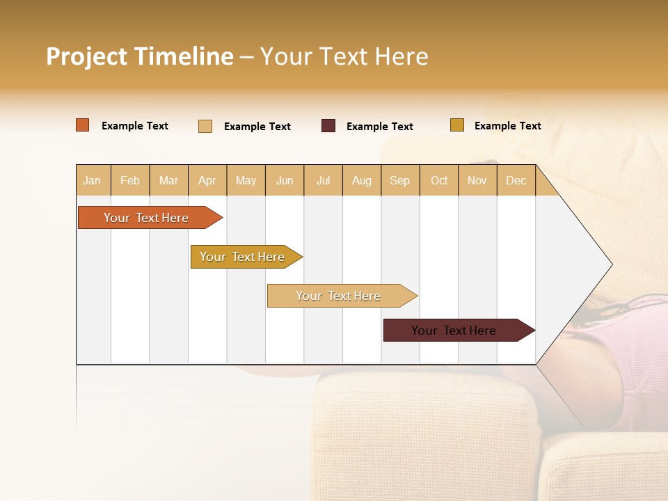 Sofa Years Freedom PowerPoint Template