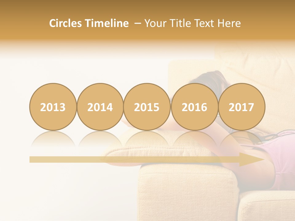 Sofa Years Freedom PowerPoint Template
