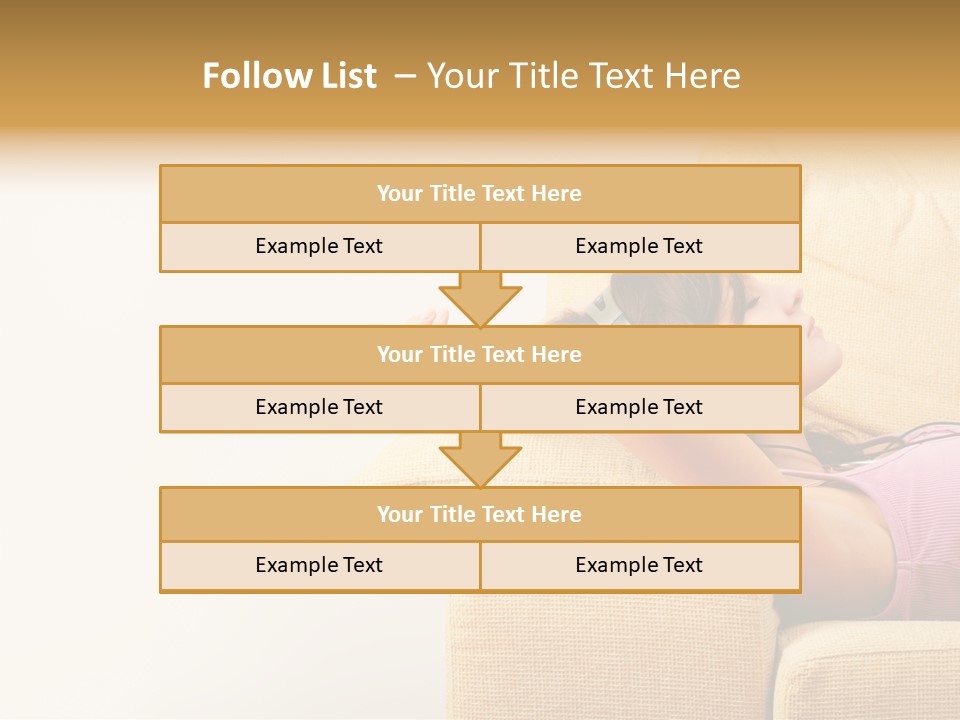 Sofa Years Freedom PowerPoint Template