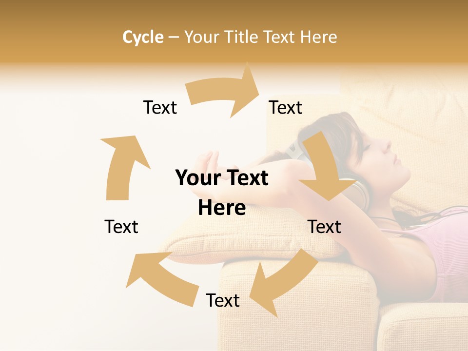 Sofa Years Freedom PowerPoint Template